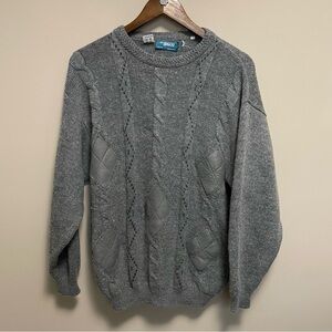 Signor Angelo Italy Wool Blend Sweater Vintage 80s 90s Size 52 or Men’s Large